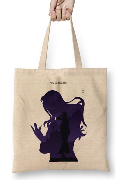 Nico Robin One Piece In Silhouette Bez Çanta Uzun Saplı