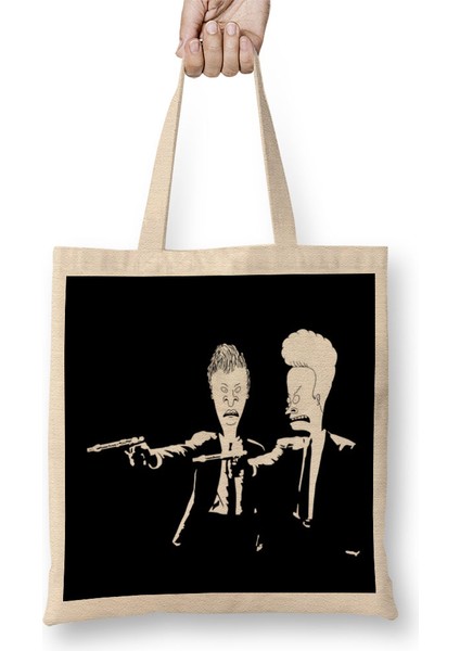 Beavis And Butthead Pulp Fiction Bez Çanta Uzun Saplı