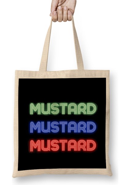 Mustard Music Bez Çanta Uzun Saplı