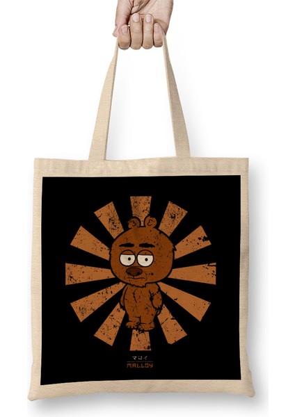 Malloy Retro Japanese Brickleberry Bez Çanta Uzun Saplı