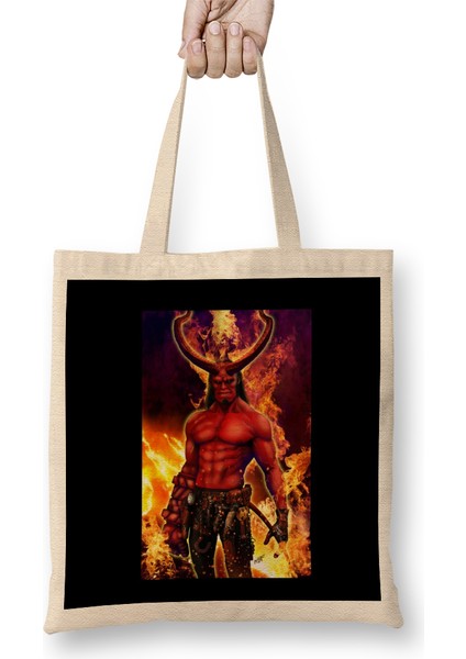 Hellboy Bez Çanta Uzun Saplı