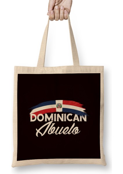 Dominican Abuelo Grandpa Granddad Grandfather Grandparents Bez Çanta Uzun Saplı