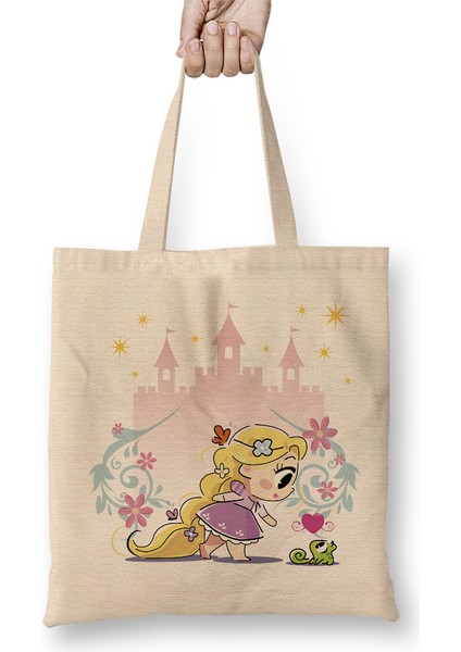 Princesas Cute - Rapunzel Bez Çanta Uzun Saplı
