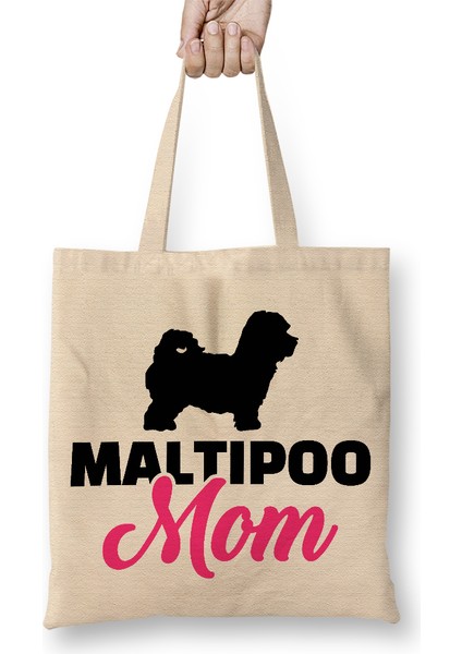 Maltipoo Mom Bez Çanta Uzun Saplı