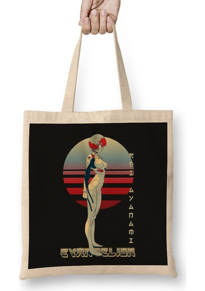 Rei Ayanami Evangelion Bez Çanta Uzun Saplı