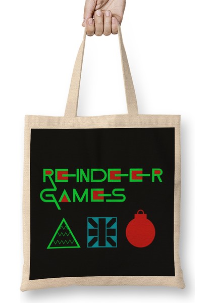 Squid Game Reindeer Games 01 Bez Çanta Uzun Saplı