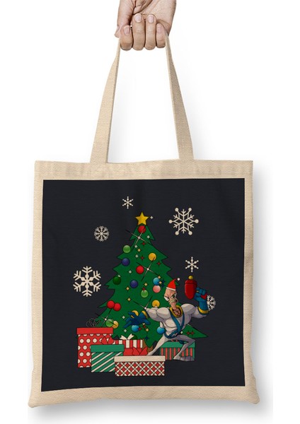 Earthworm Jim Around The Christmas Tree Bez Çanta Uzun Saplı