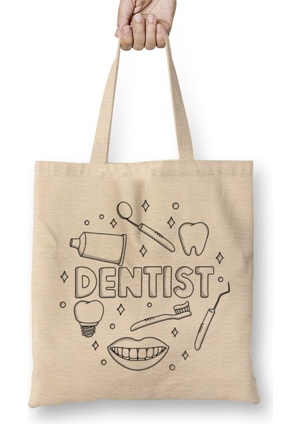 Dentist Diş Bez Çanta Uzun Saplı