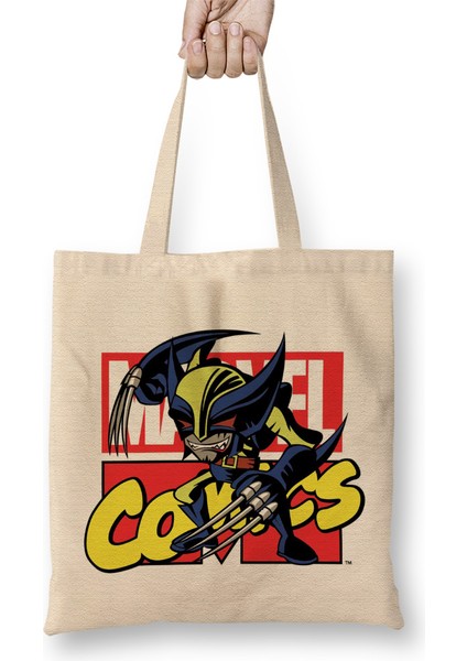 Marvel Comics Xmen Bez Çanta Uzun Saplı