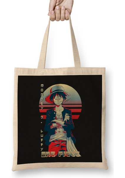 Luffy One Piece 010 Bez Çanta Uzun Saplı