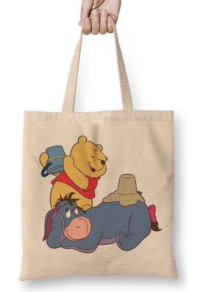 Winnie The Pooh Eeyore 07 Bez Çanta Uzun Saplı