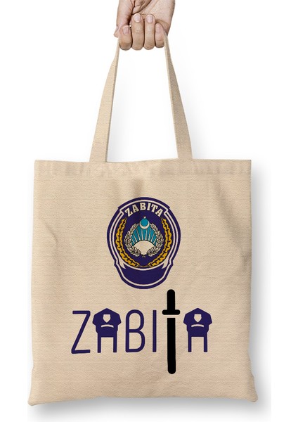 Zabıta Bez Çanta Uzun Saplı