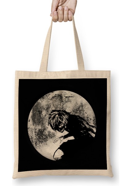 Ghoul Moonlight Bez Çanta Uzun Saplı