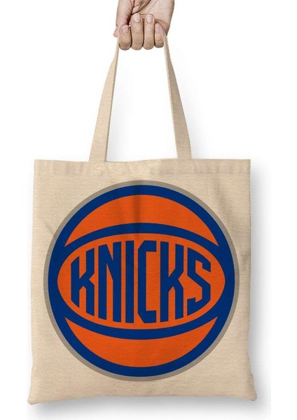 New York Knicks Logo Bez Çanta Uzun Saplı