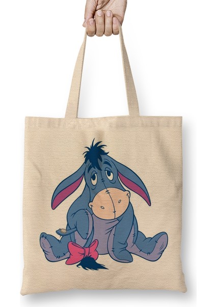 Winnie The Pooh Eeyore 09 Bez Çanta Uzun Saplı