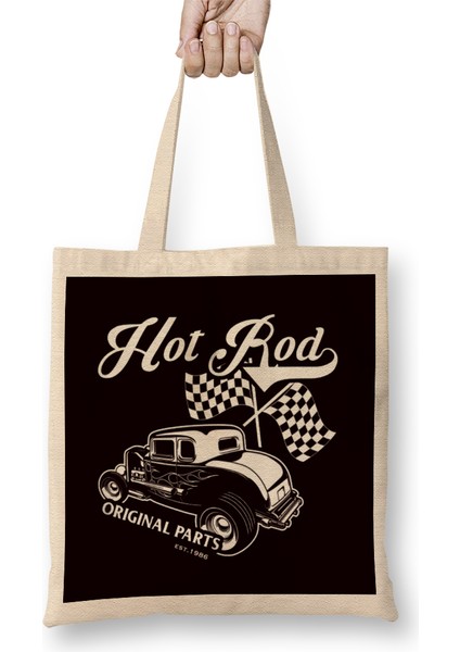 Hot Rod Original Parts Classic Old American Engine Hotrod Bez Çanta Uzun Saplı
