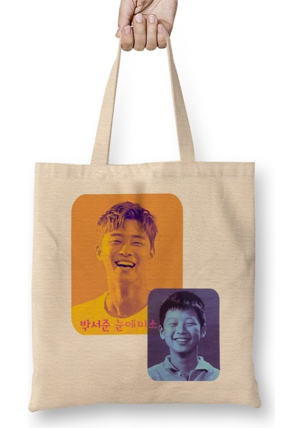 Park Seo Joon Smile Of The Eyes Bez Çanta Uzun Saplı