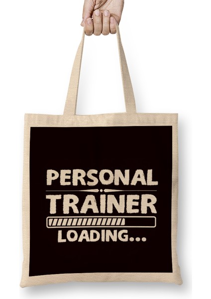 Personal Trainer Fitness Instructor Gym Workout Bodybuilding Bez Çanta Uzun Saplı