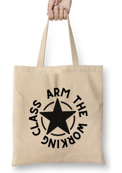 Arm Tthe Working Class-Arm Gift Bez Çanta Uzun Saplı