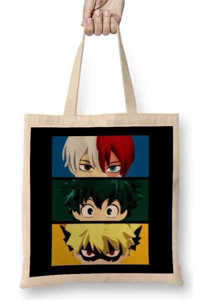Anime And Manga My Hero Academia Trio Bez Çanta Uzun Saplı