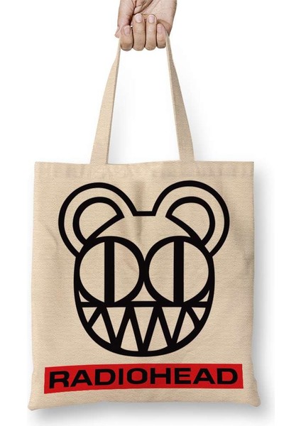 Radiohead Logo Bez Çanta Uzun Saplı