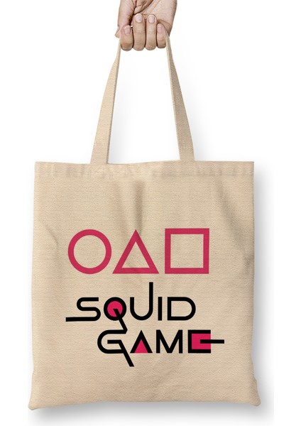 Squid Game 07 Bez Çanta Uzun Saplı
