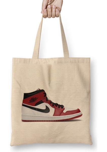 Jordan 1 Mid Chicago Bez Çanta Uzun Saplı