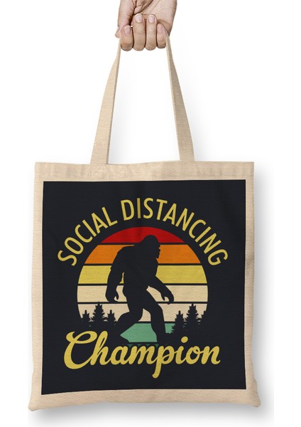 Bigfoot Social Distancing Champion Bez Çanta Uzun Saplı