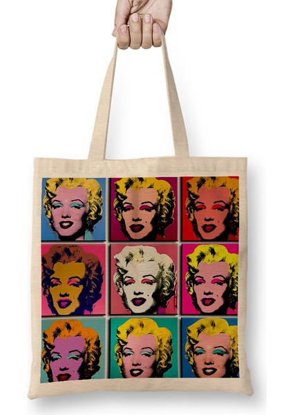 Marilyn Monroe Bez Çanta Uzun Saplı