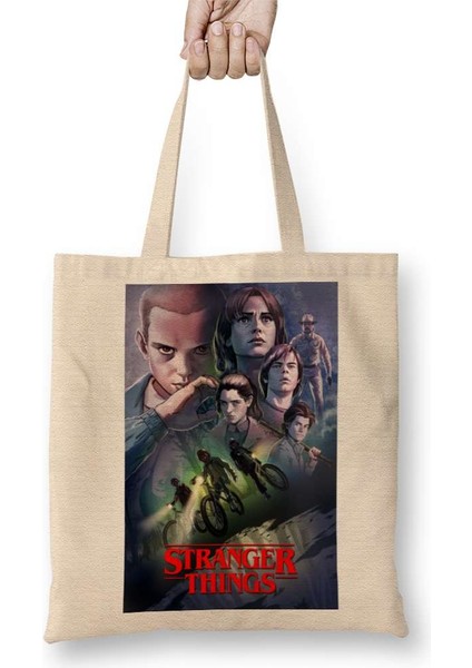 Stranger Things Bez Çanta Uzun Saplı