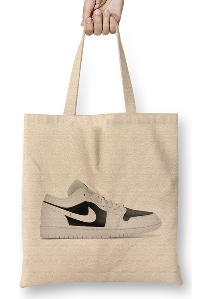 Jordan 1 Low Panda Bez Çanta Uzun Saplı