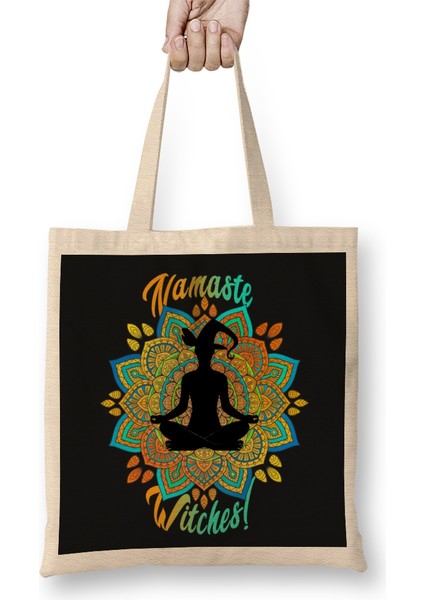 Namaste Witches Yoga Bez Çanta Uzun Saplı
