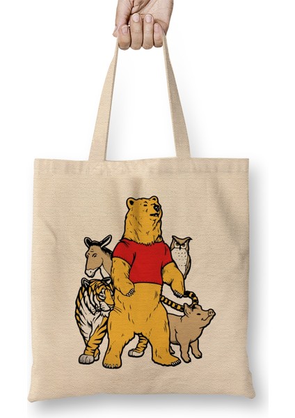 Bear And Friends Winnie The Pooh Bez Çanta Uzun Saplı