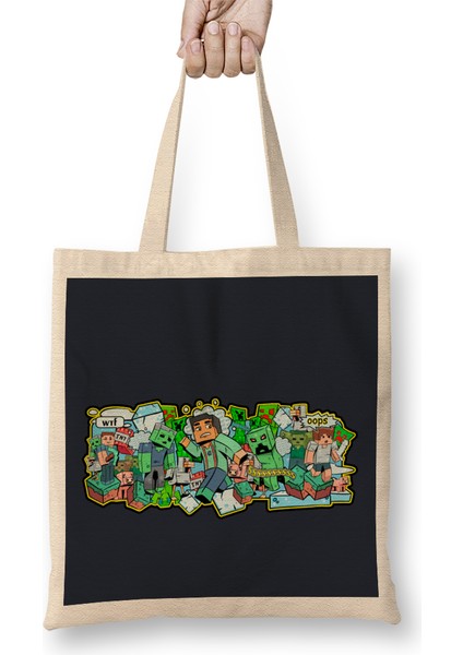 Minecraft Puppy Bez Çanta Uzun Saplı