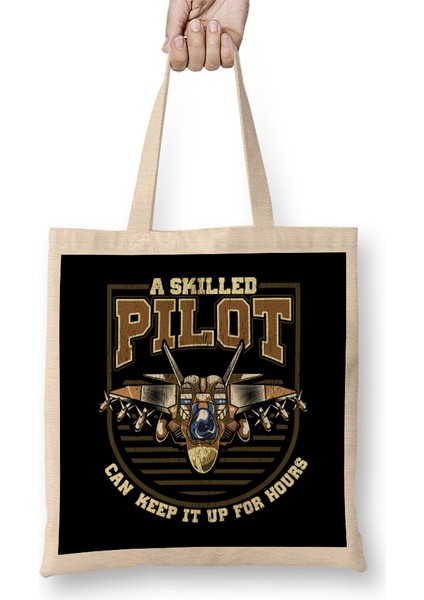 A Skilled Pilot Can Keep It Up For Hours Jet Pun Bez Çanta Uzun Saplı