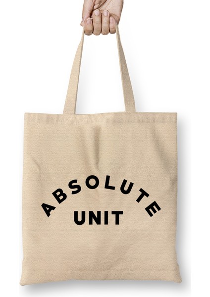 Absolute Unit Meme Absolute Unit Bez Çanta Uzun Saplı