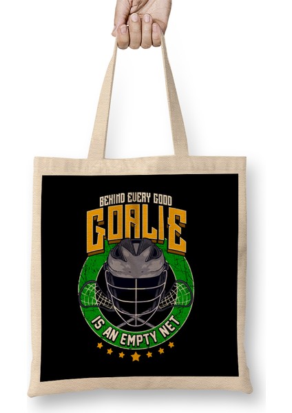 Behind Every Good Goalie Is An Empty Net Lacrosse Bez Çanta Uzun Saplı