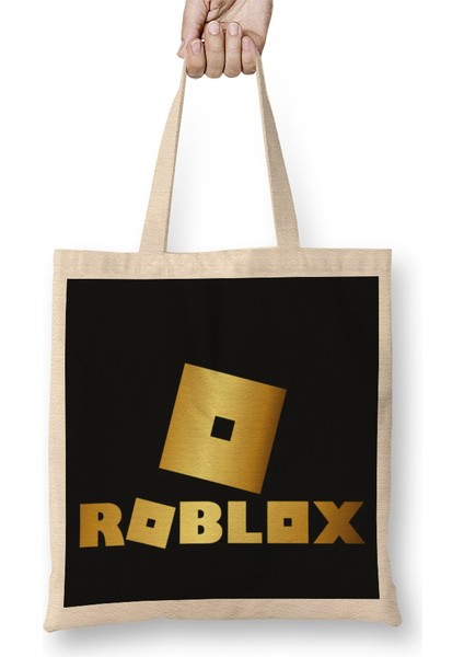 Roblox Gold Bez Çanta Uzun Saplı
