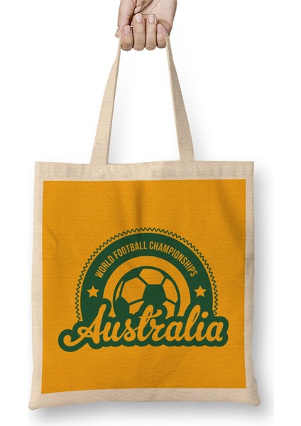 Australia Sunrise World Football Championship T Bez Çanta Uzun Saplı