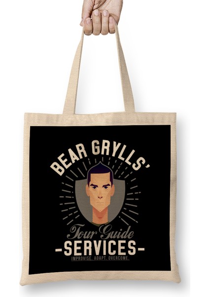 Bear Grylls Tour Guide Services Bez Çanta Uzun Saplı