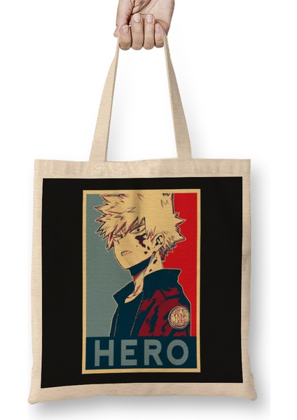 Katsuki Bakugo My Hero Academia 02 Bez Çanta Uzun Saplı