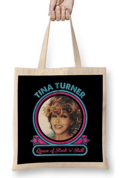 Tina Turner Queen Of Rock N Roll Bez Çanta Uzun Saplı