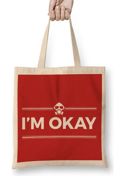 Virus I'm Okay Bez Çanta Uzun Saplı