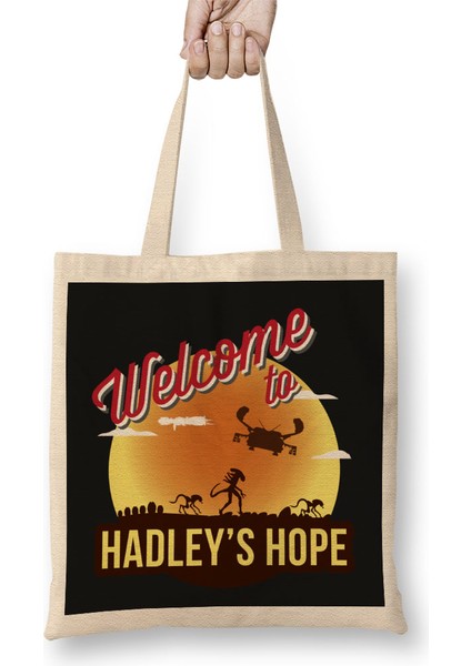 Welcome To Hadleys Hope Aliens Bez Çanta Uzun Saplı
