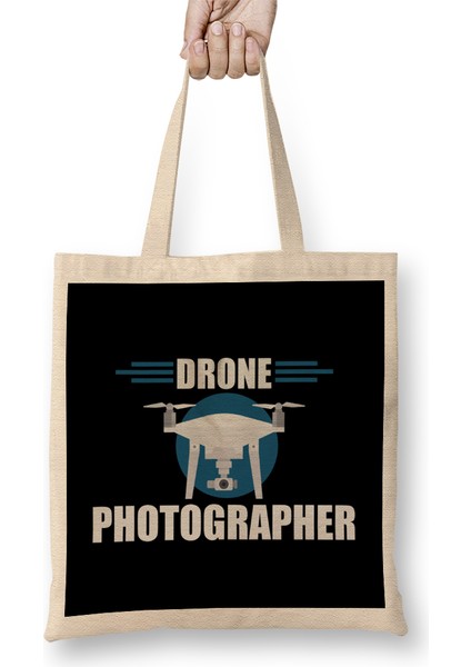 Drone Photographer Flying Pilot Photography Bez Çanta Uzun Saplı