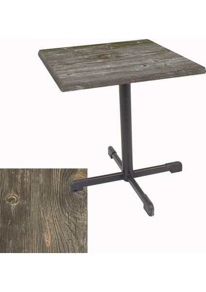 Halley Werzalit Kare Esb Mutfak Masası 80X80 - Old Pine