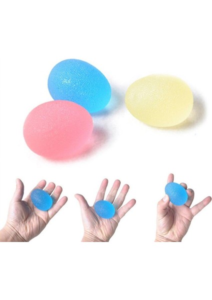 Yumurta Top, Silikon El Egzersiz Topu Mavi (Sert) fiyatları