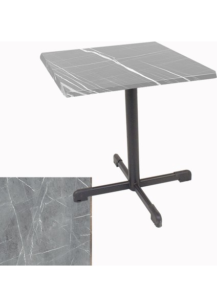Halley Werzalit Kare Esb Mutfak Masası 80X80 - Light Temperado