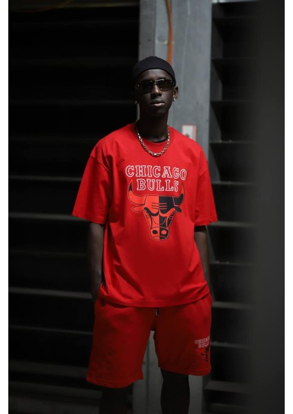 Chicago Bulls Pamuklu Oversize Şortlu Penye Takım fiyatları