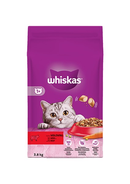 Biftekli ve Havuçlu Yetişkin Kedi Maması 3,8 kg